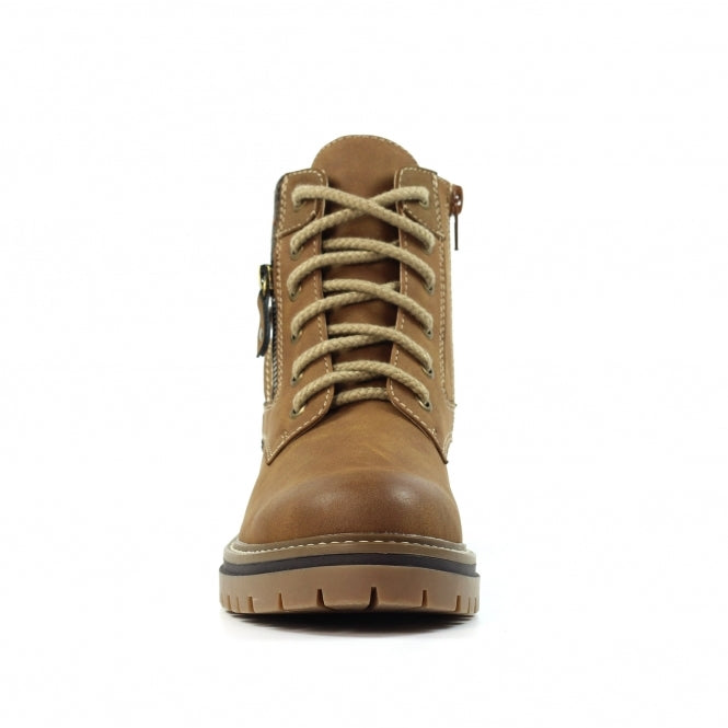 Lunar Caramel Ladies Ankle Boot GLB212 TN Tan