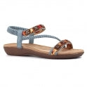 Lunar Carmen Ladies Sandal Blue JLH516