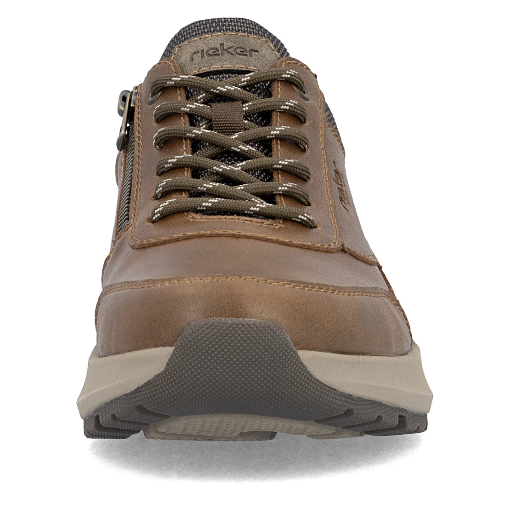 Rieker 06000-22 Mens Lace & Zip Shoe Brown