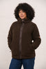 Lighthouse Cobh Ladies Full Zip Fleece Jacket Cocoa