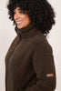 Lighthouse Cobh Ladies Full Zip Fleece Jacket Cocoa