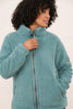 Lighthouse Cobh Ladies Full Zip Fleece Jacket Duck Egg