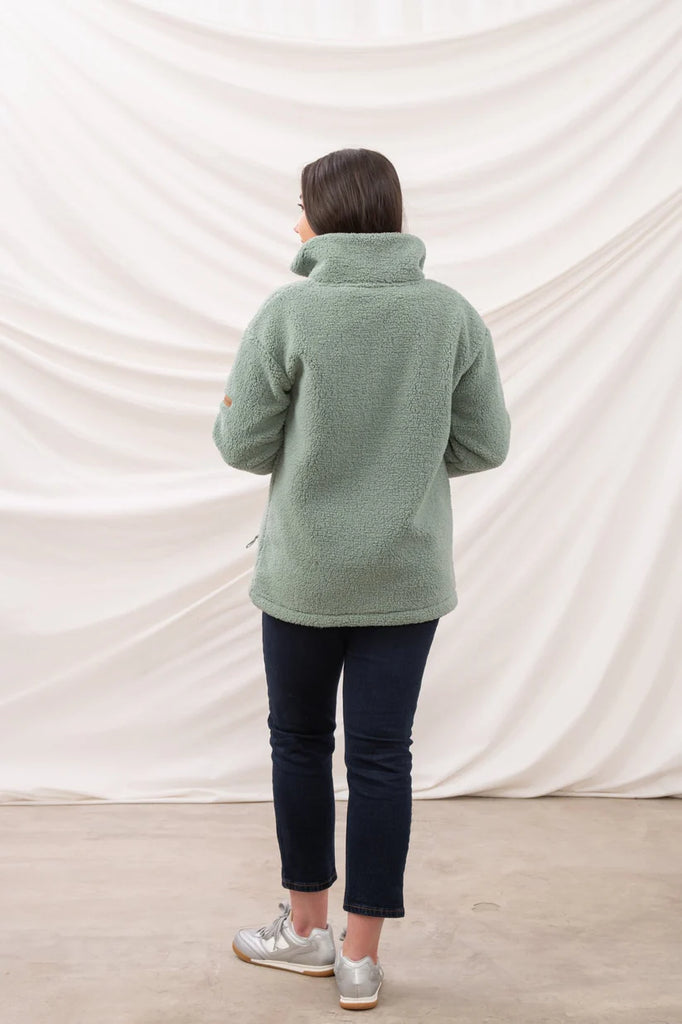 Lighthouse Cobh Ladies Full ZIP Fleece Jacket Sage
