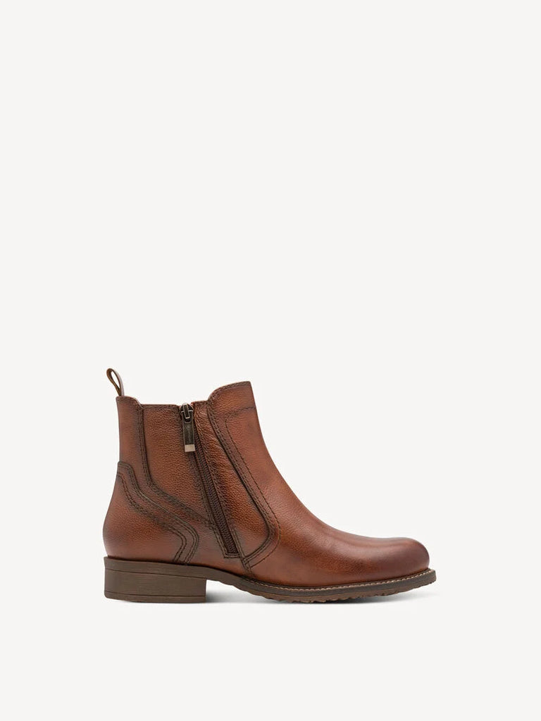 Tamaris Leather Chelsea Boot Cognac M25821-45 348
