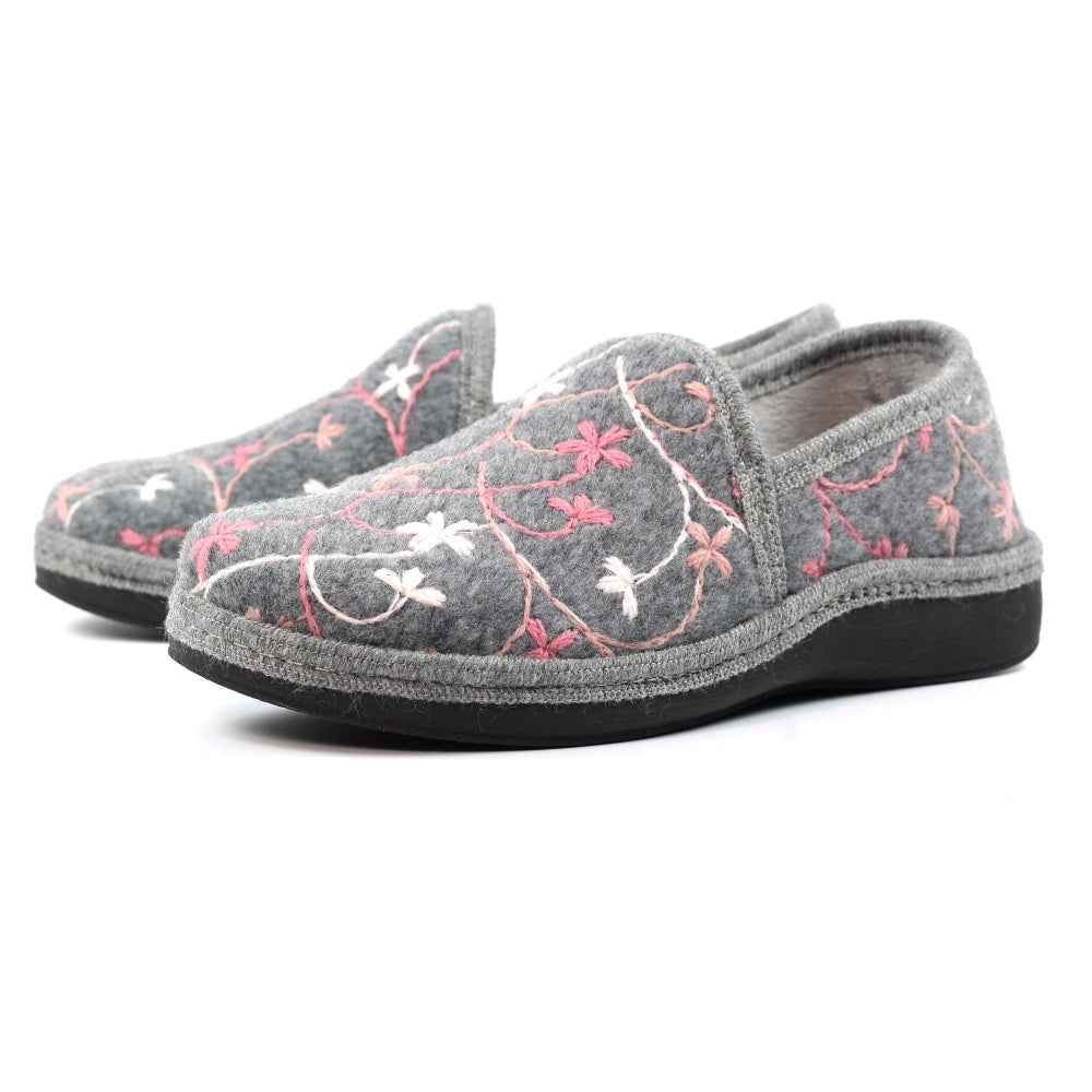 Lunar Gibson Grey Slipper KLS139