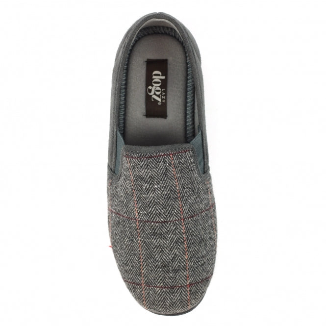 Mens Harrison II Lazydogz Slipper KMD106 GR Grey