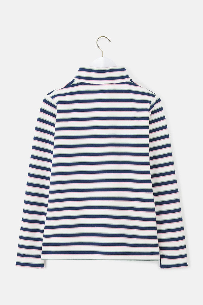 Lighthouse Haven II Jersey - Navy Sage Rose Stripe