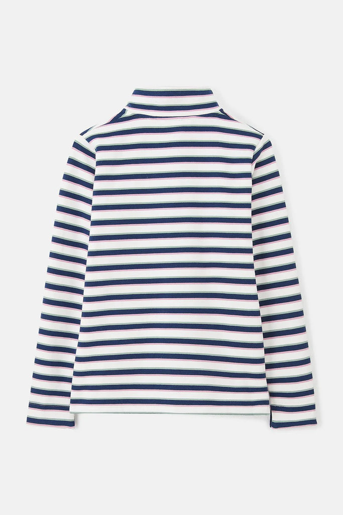Lighthouse Haven II Jersey - Navy Sage Rose Stripe