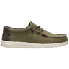 Hey Dude Wally Braided Mens Slip On Shoe Burnt Olive/Delicioso Brown