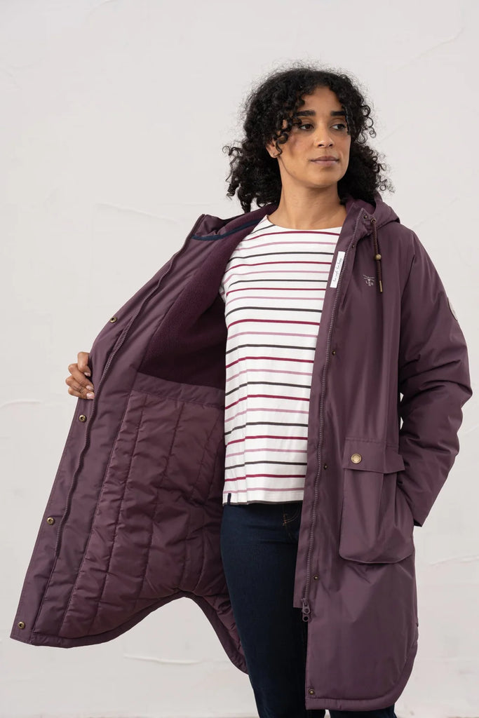 Lighthouse Imogen Waterproof Coat - Cranberry