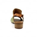 Lunar Jaden Ladies Leather Slingback Sandal Khaki JLD102