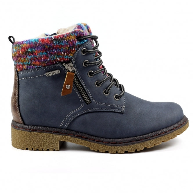 Pavers blue ankle store boots