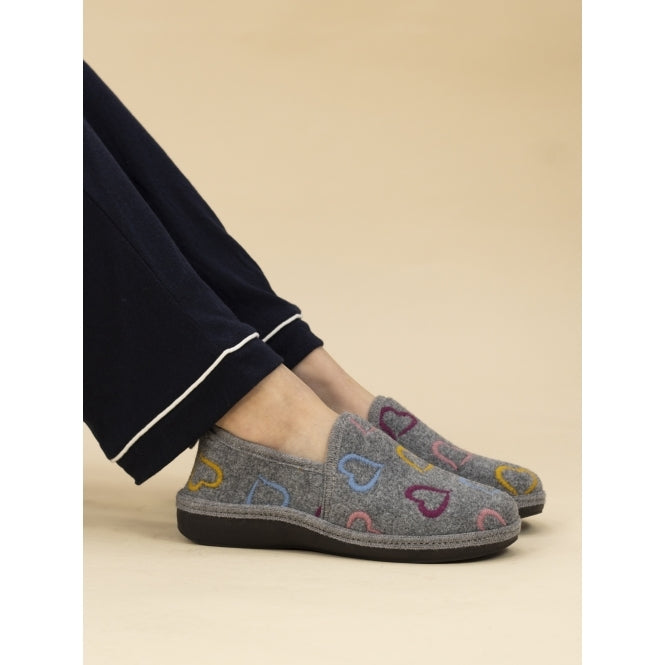 Lunar Joyful Full Slipper Grey KLS134GR