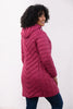 Lighthouse Laurel Quilted Coat berry