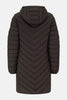 Lighthouse Laurel Ladies Quilted Coat Cocoa