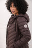 Lighthouse Laurel Ladies Quilted Coat Cocoa