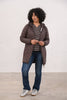 Lighthouse Laurel Ladies Quilted Coat Cocoa