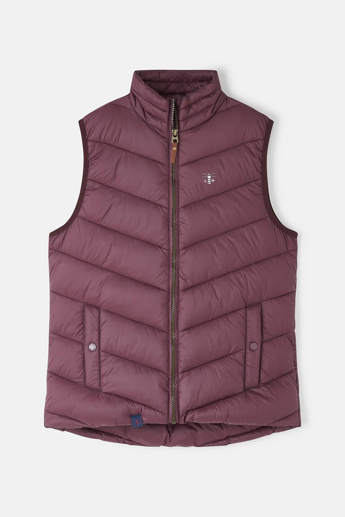 Lighthouse Laurel Gilet - Cranberry