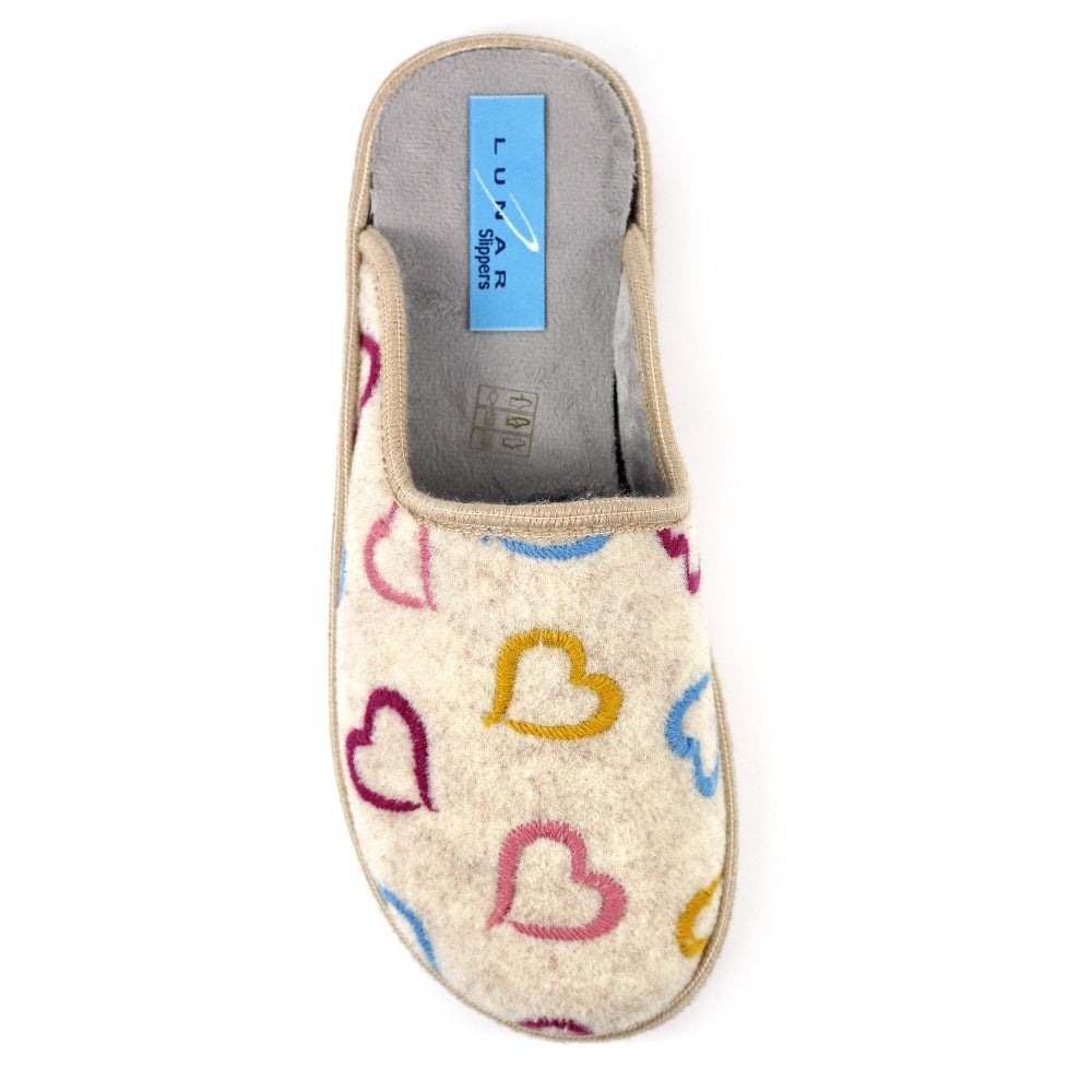 Lunar Love Mule Slipper Beige KLS130BG