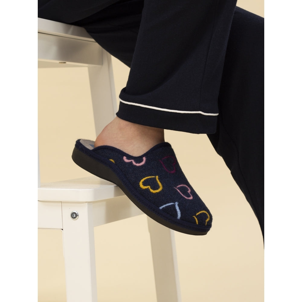 Lunar Love Mule Slipper Navy Blue KLS130BL