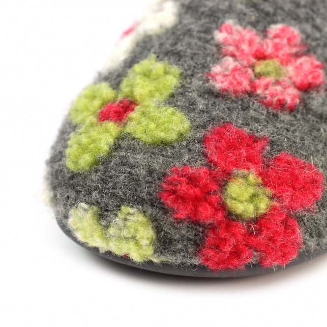 Lunar Lychee Ladies Full Slipper KLA253 GR Grey
