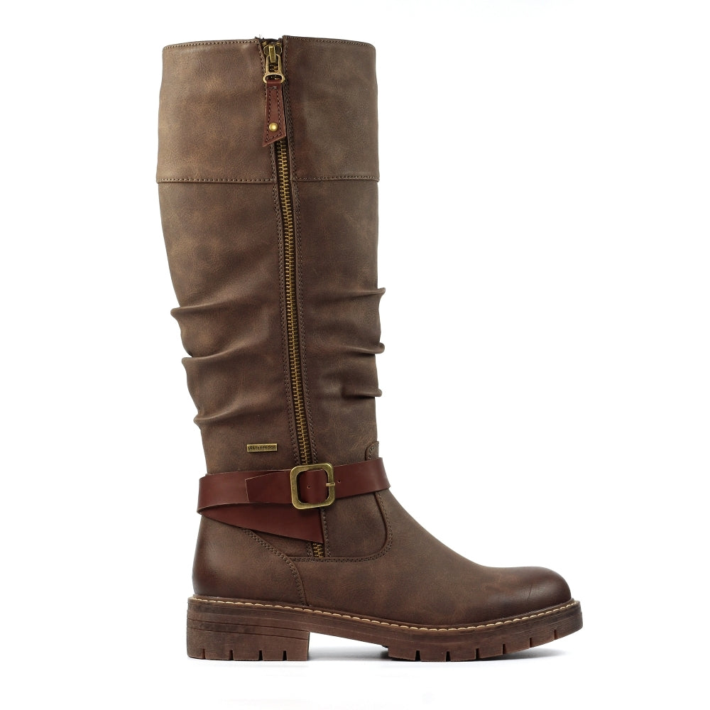 Lunar Margo Ladies Tall Brown Boot GLR121 BR