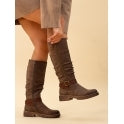 Lunar Margo Ladies Tall Brown Boot GLR121 BR