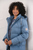 Lighthouse Margot Ladies Padded Coat - Bluestone