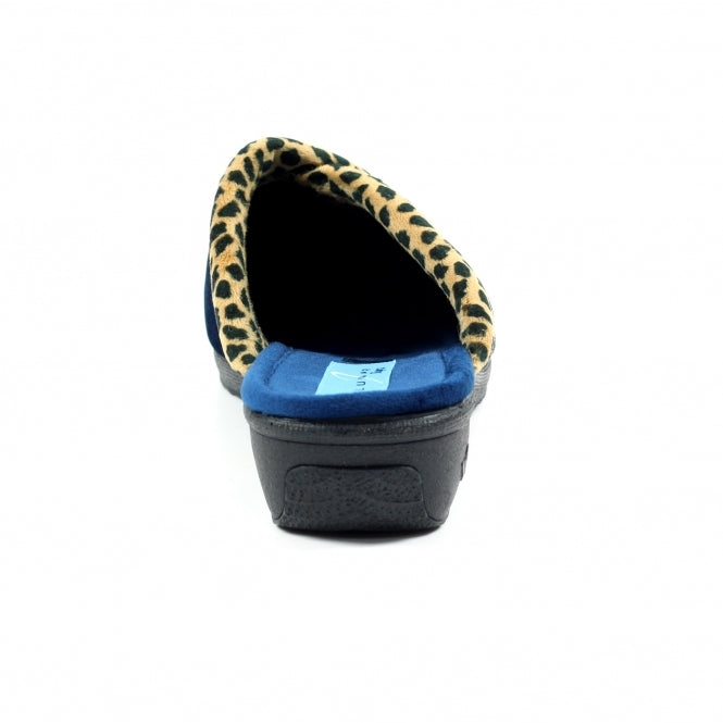 Lunar Michelle Mule Slipper Navy Blue KLA007