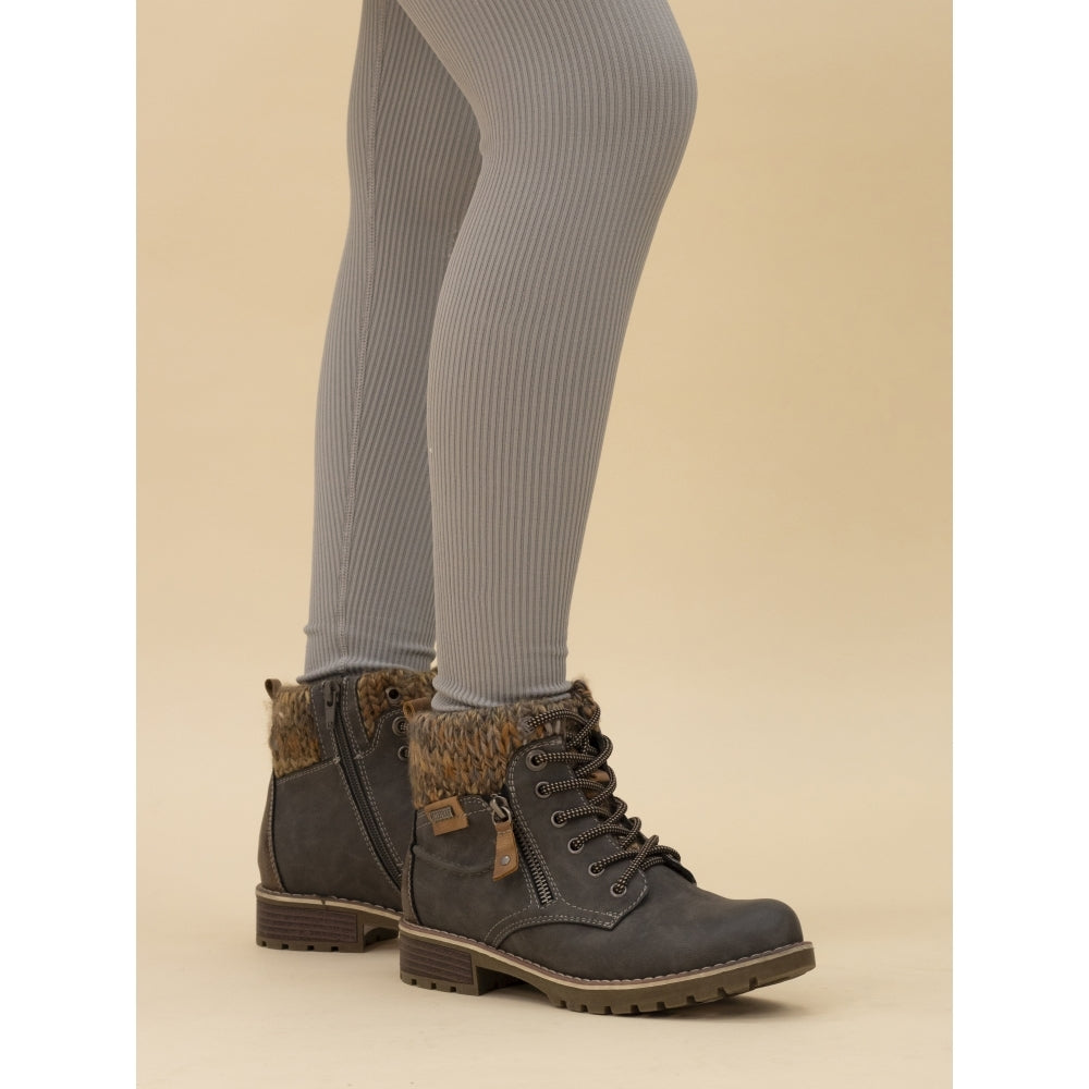 Lunar Millie Ladies Ankle Boot GLB123 GR Grey