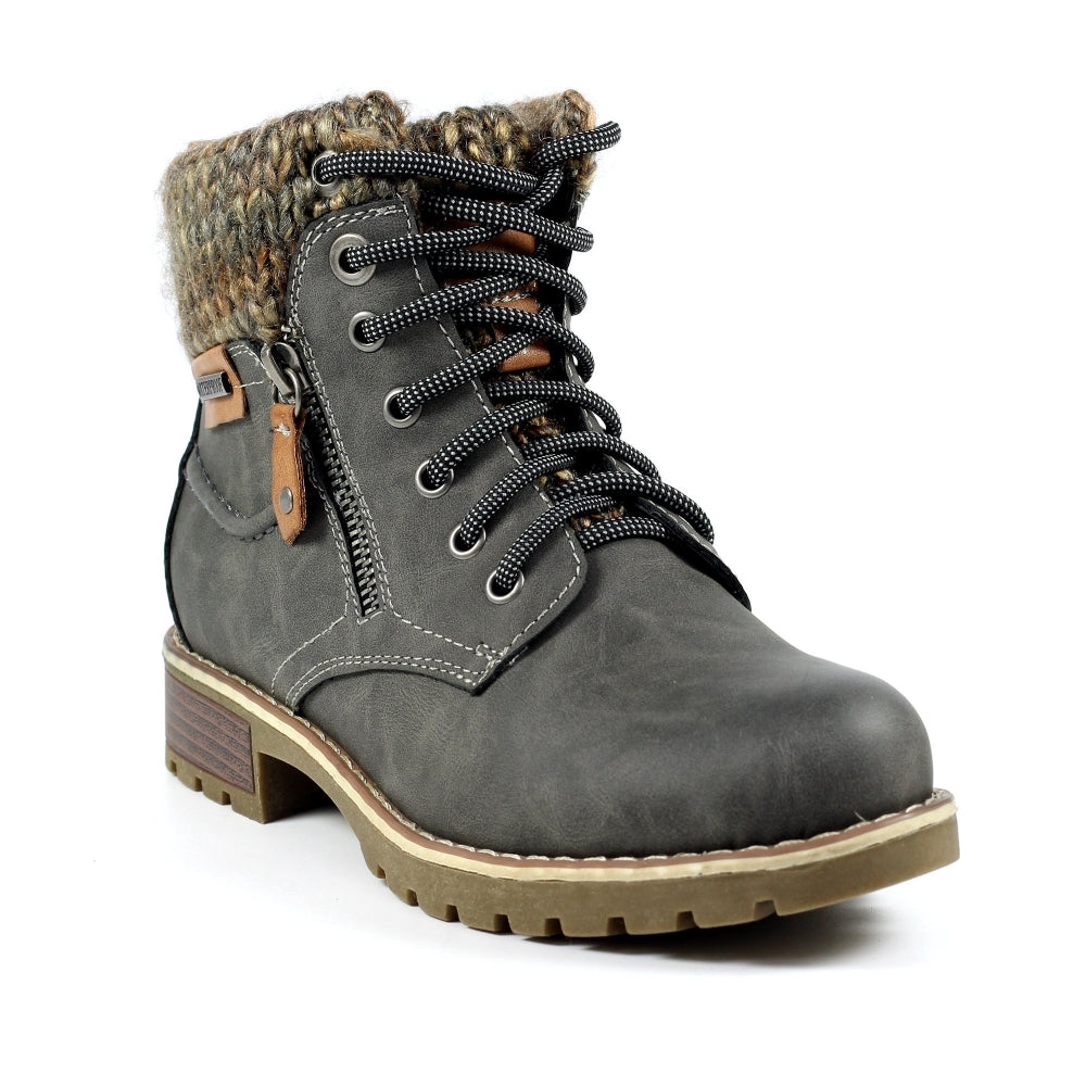 Lunar Millie Ladies Ankle Boot GLB123 GR Grey