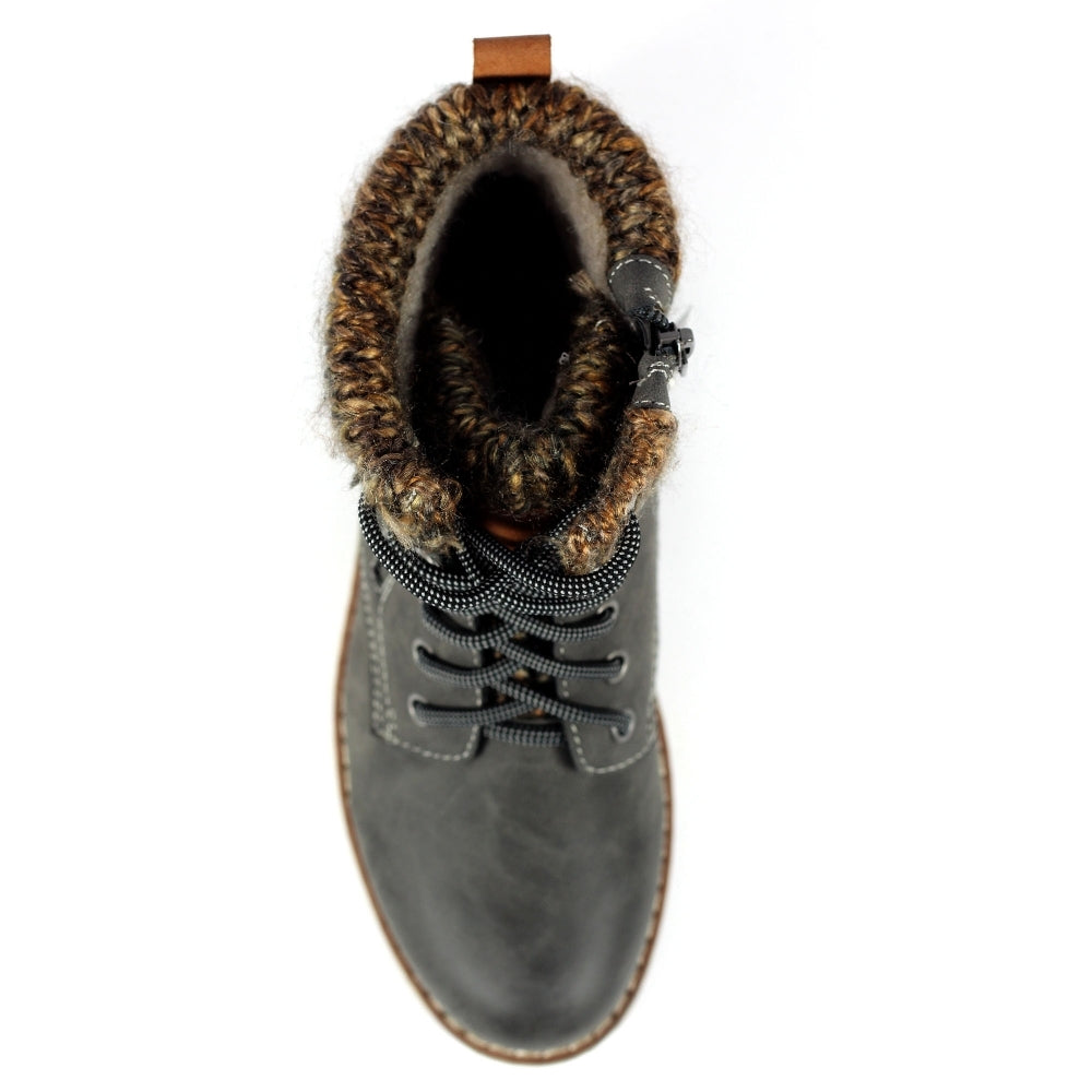 Lunar Millie Ladies Ankle Boot GLB123 GR Grey