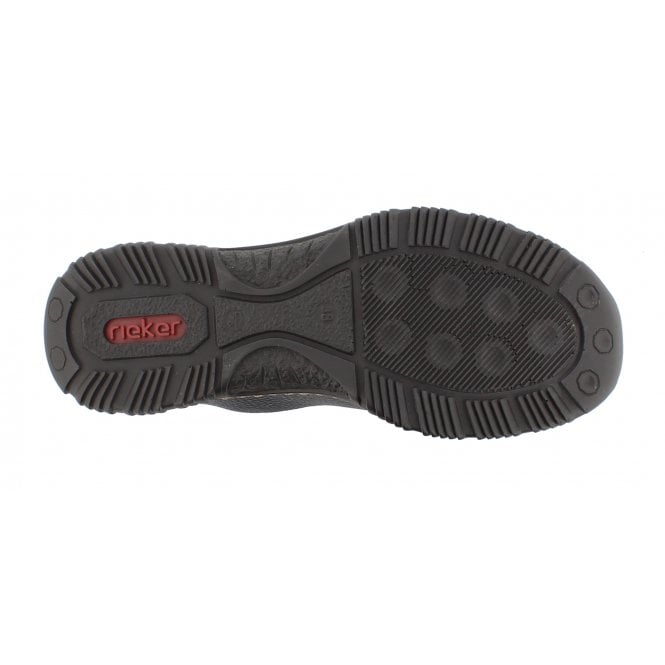 Rieker N3267-15 Ladies Slip In Easy Toggle Shoe Pacific Blue