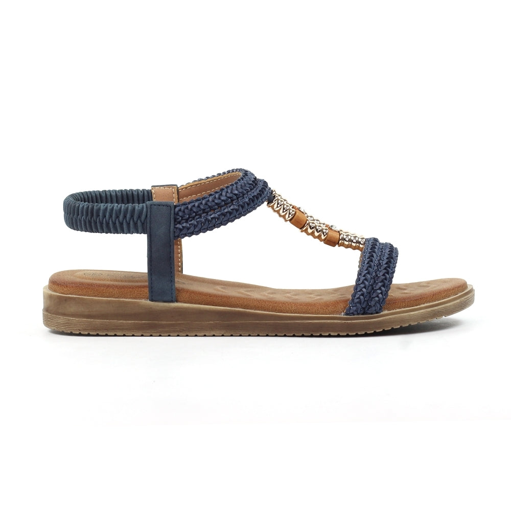 Lunar Portofino Ladies Sandal Blue JLH502