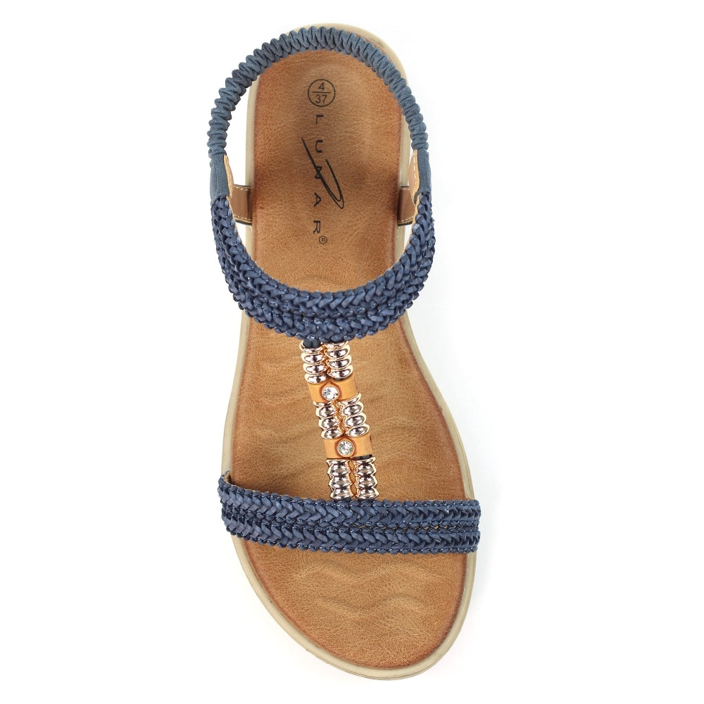 Lunar Portofino Ladies Sandal Blue JLH502