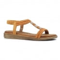 Lunar Portofino Ladies Sandal Camel JLH502