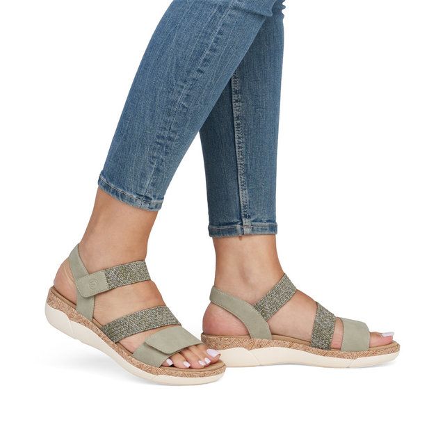 Remonte Adjustable Comfort Sandal R6861-52 Sage