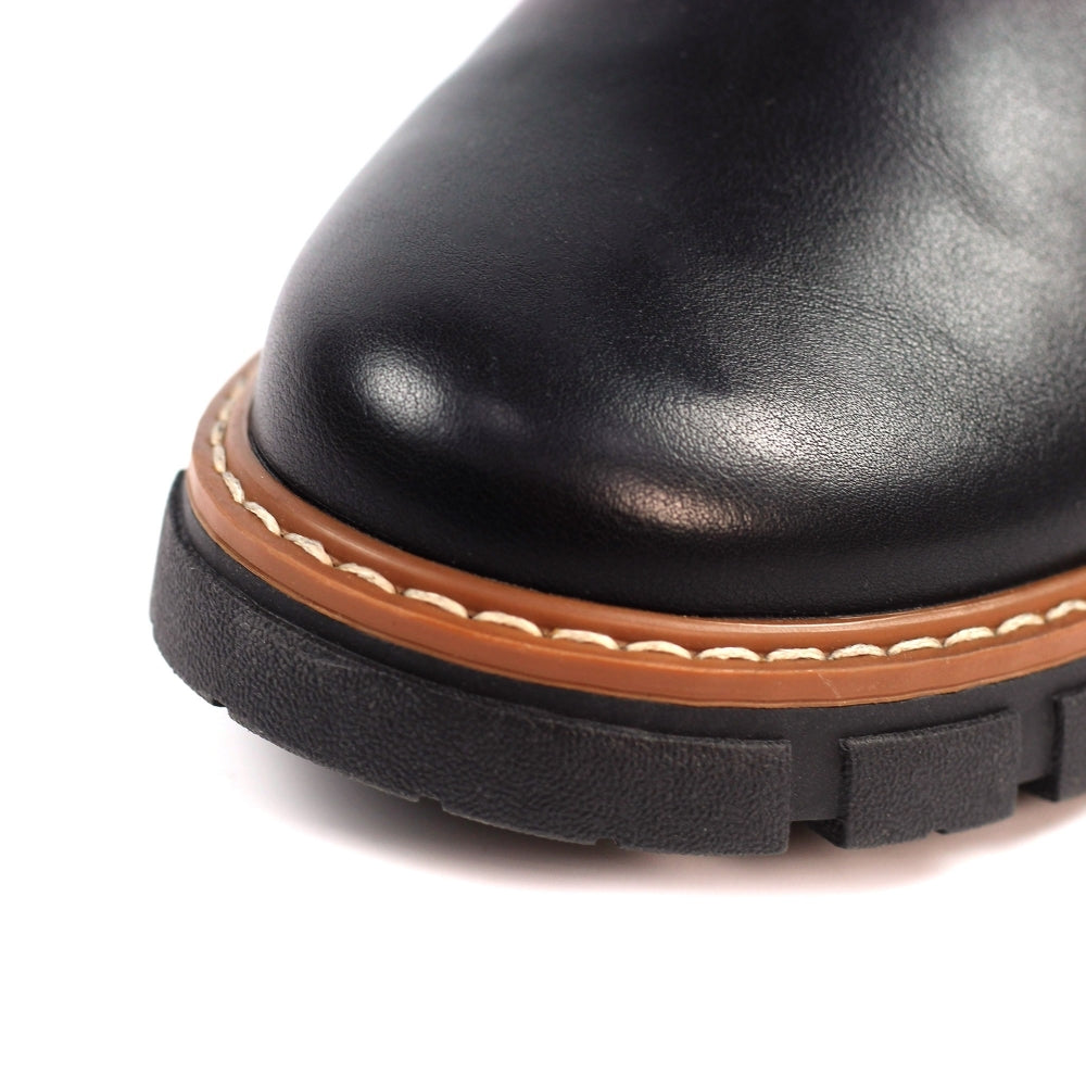 Lunar Ribble Ladies Black Ankle Boot GLB225 BK
