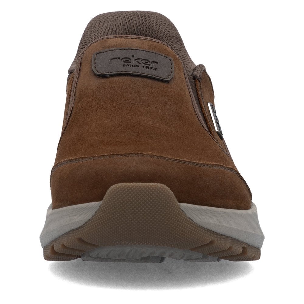 Rieker 06052-22 Mens RiekerTex Slip On Casual Shoe Brown