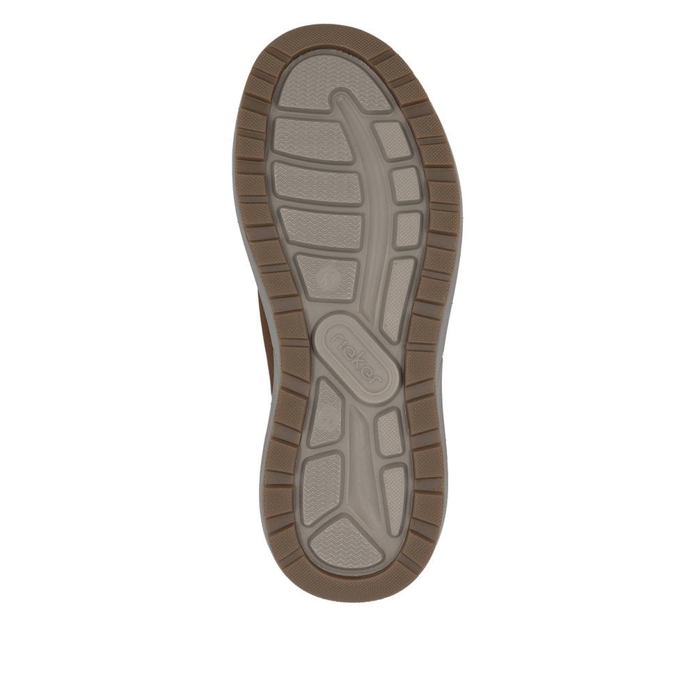 Rieker 06052-22 Mens RiekerTex Slip On Casual Shoe Brown