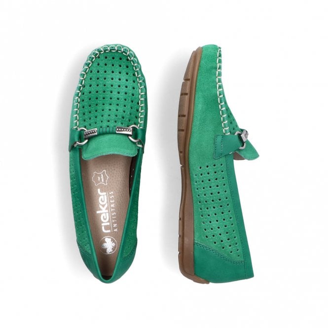 Rieker 40253-54 Ladies Summer Shoe Green