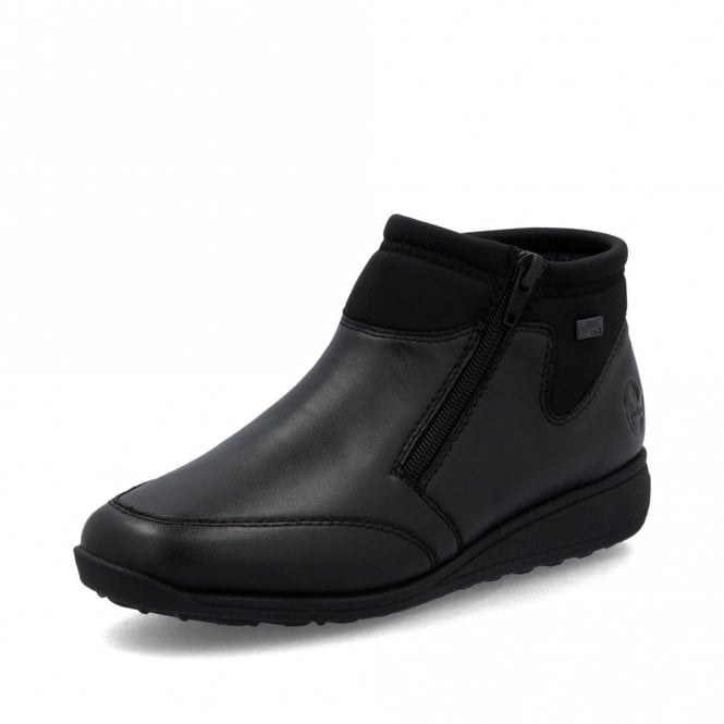 RiekerTex Twin Zip Ankle Boot 47270-00 Black