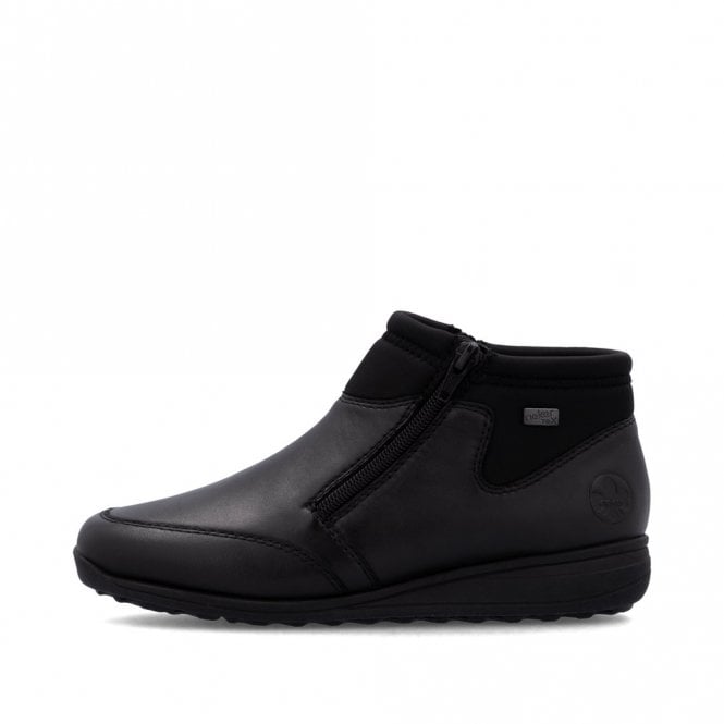 RiekerTex Twin Zip Ankle Boot 47270-00 Black