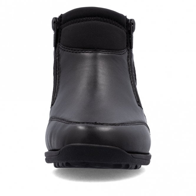 RiekerTex Twin Zip Ankle Boot 47270-00 Black
