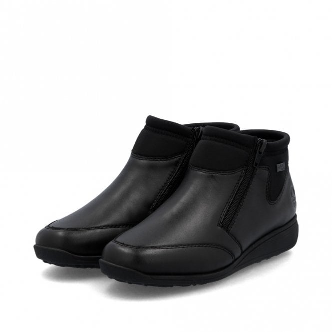 RiekerTex Twin Zip Ankle Boot 47270-00 Black