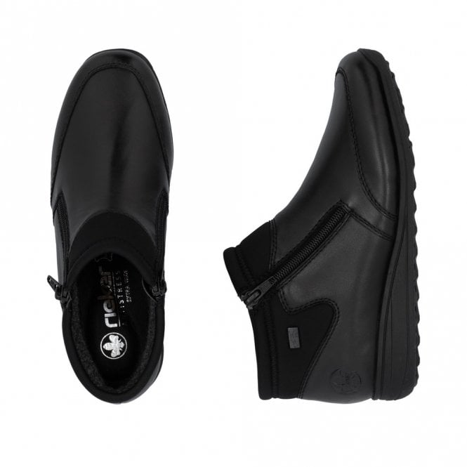 RiekerTex Twin Zip Ankle Boot 47270-00 Black