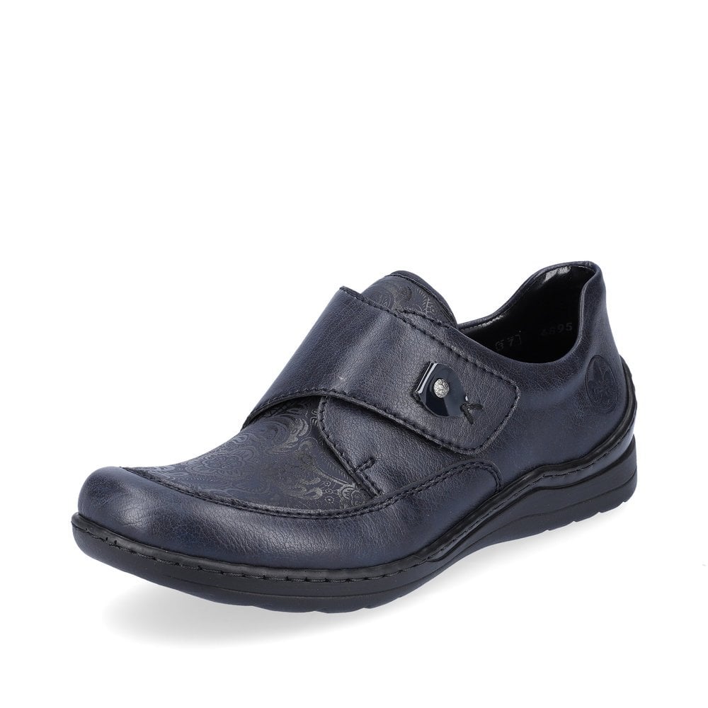 Rieker 48951-14 Wide Fit Stretch Shoe Ocean/Navy