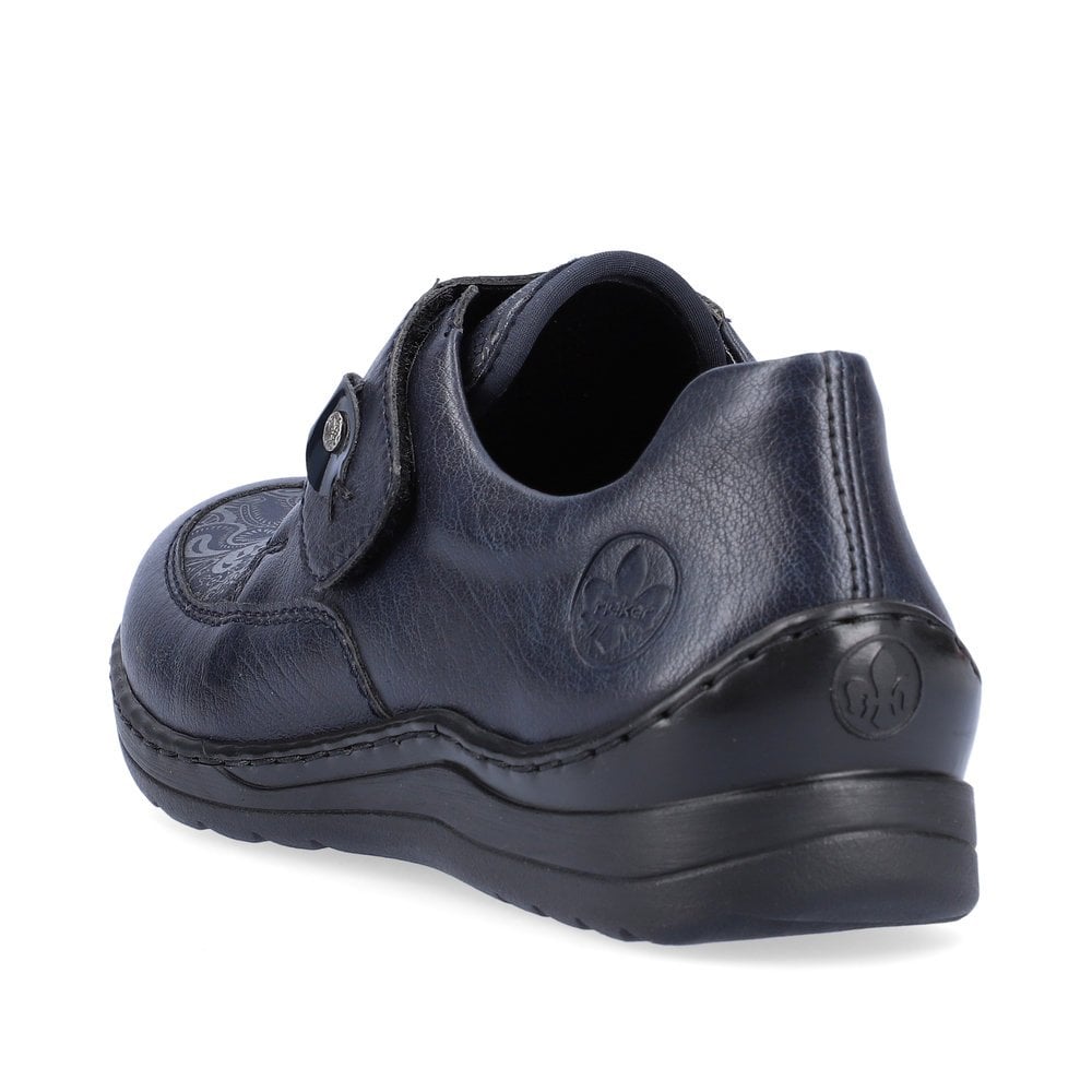 Rieker 48951-14 Wide Fit Stretch Shoe Ocean/Navy