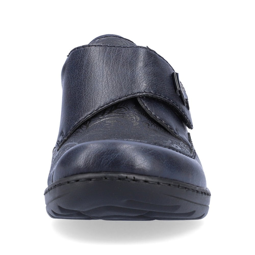 Rieker 48951-14 Wide Fit Stretch Shoe Ocean/Navy