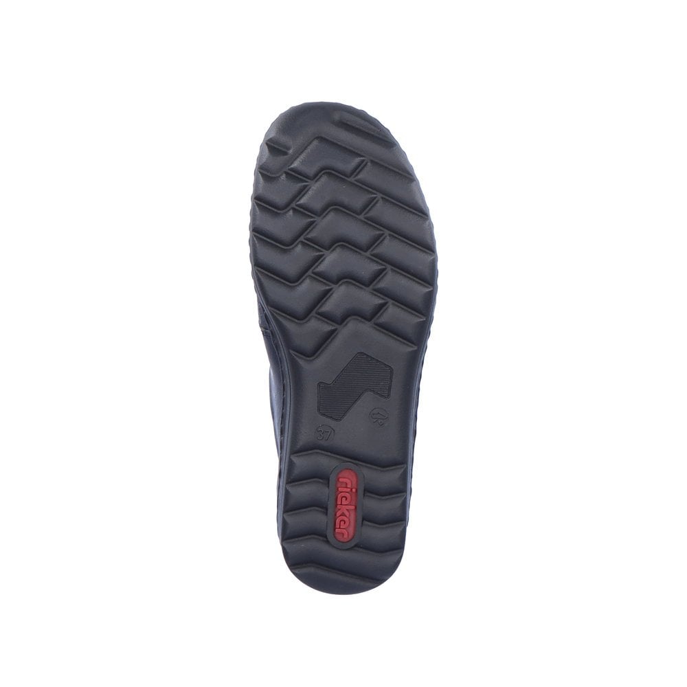 Rieker 48951-14 Wide Fit Stretch Shoe Ocean/Navy